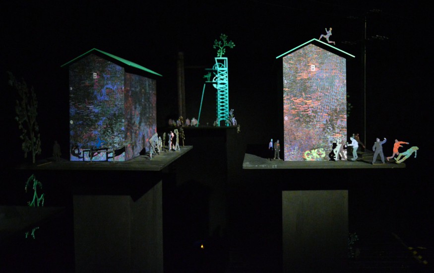 Orbis interior - Little Homeland | installation, digital graphics | 6x6m - section 1
